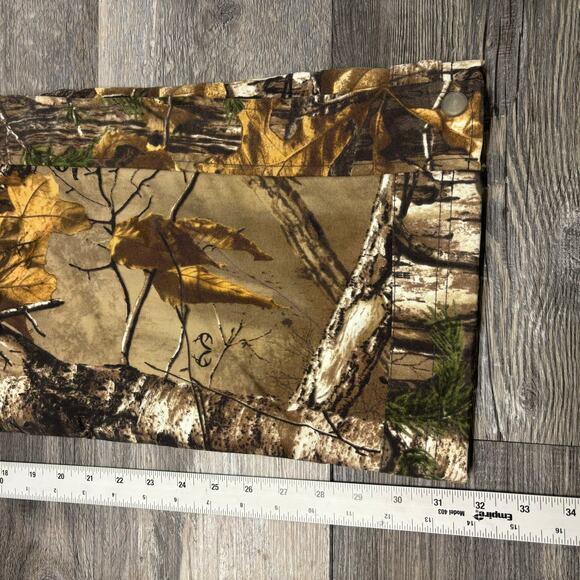 Carhartt Realtree Camouflage Shoreline Men M Nylon Hunting Camo Bib Overalls EUC - Picture 7 of 15